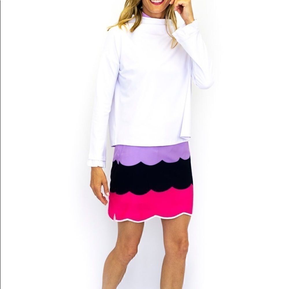 Golftini Scallop Performance Skort - Picture 6 of 14